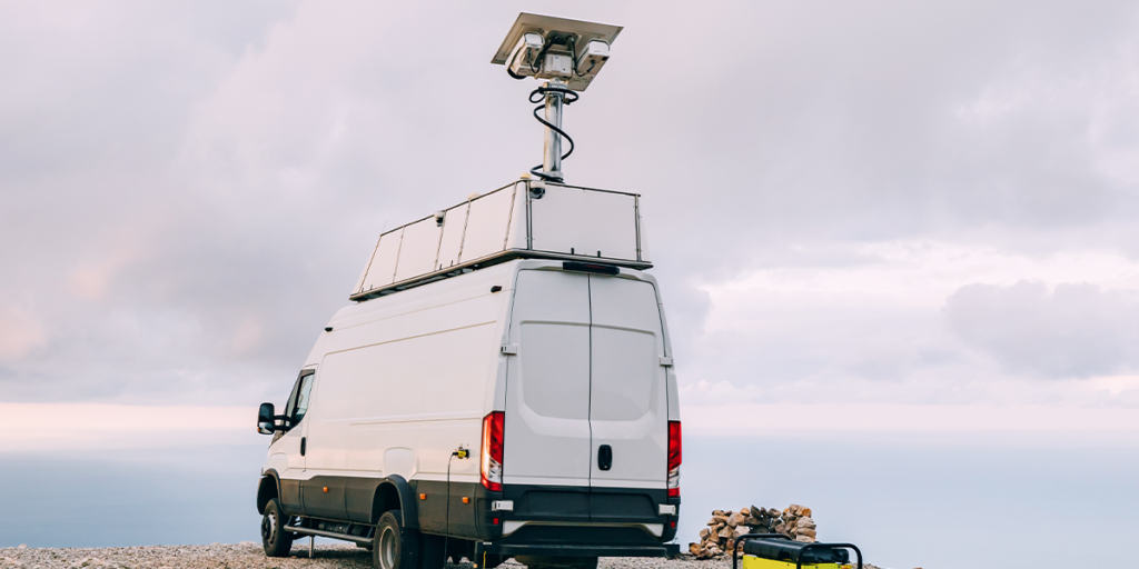 remote surveillance trailer
